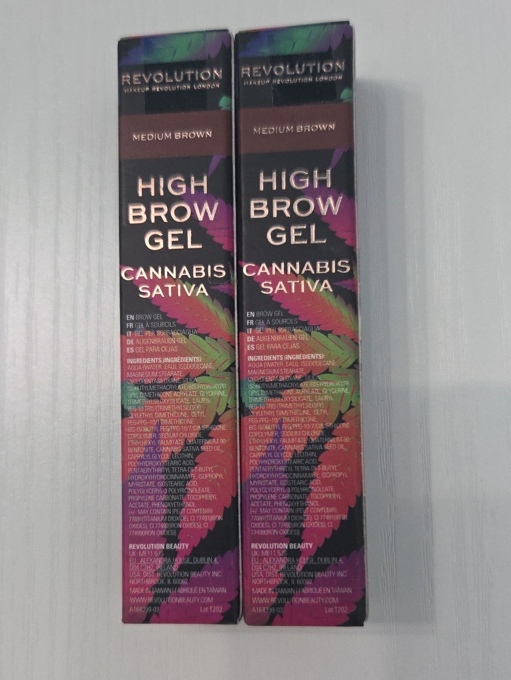 Revolution High Brow Gel - Medium Brown Duo